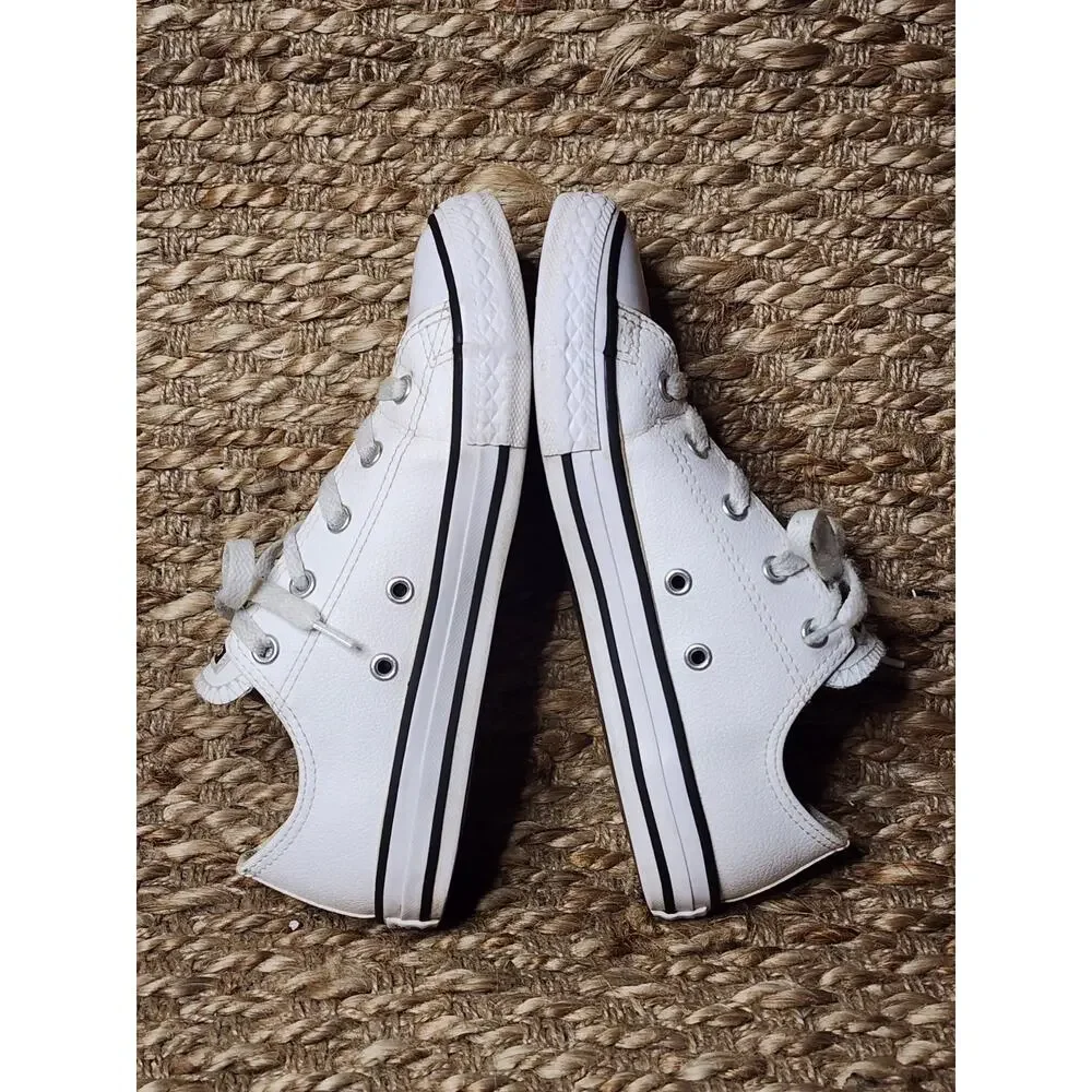 Converse Chuck Taylor All Star Low Top OX White Shoes Juniors 3 Women's 5 School